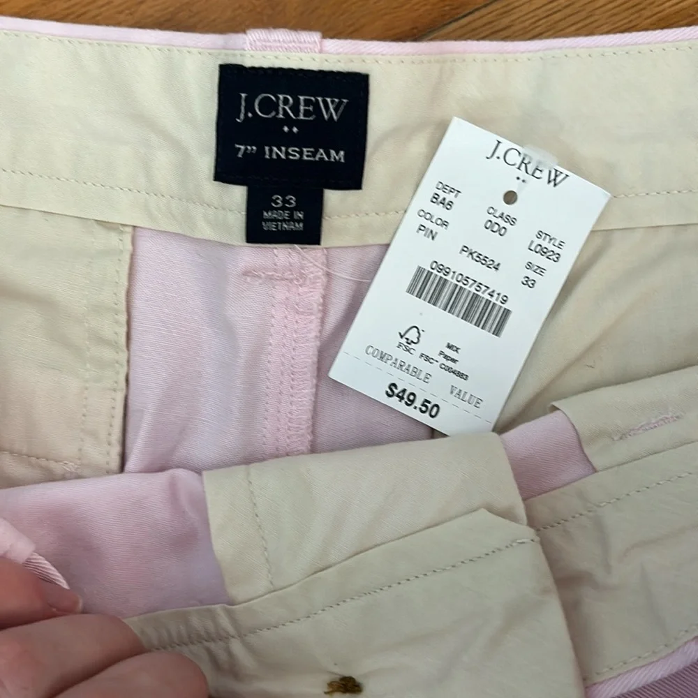 J. Crew Light Pink Men's Shorts